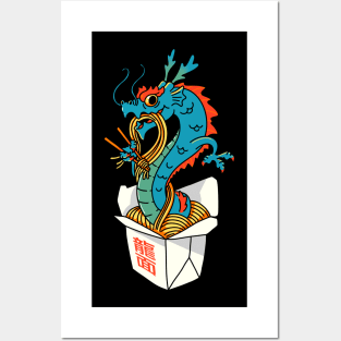 Dragon noodles Posters and Art